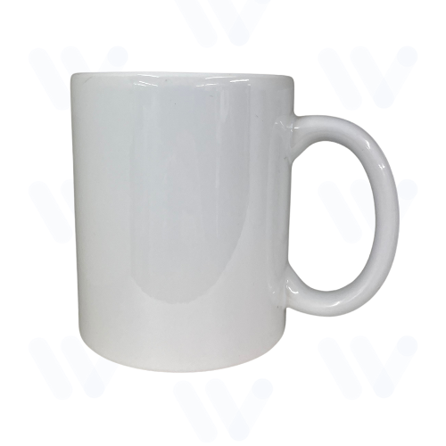 Caneca Branca de Cerâmica Importada AAA 325ml