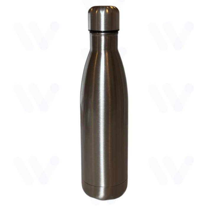 Garrafa de INOX térmica prata